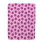 Rosy Dream Peonies Fleece Blanket