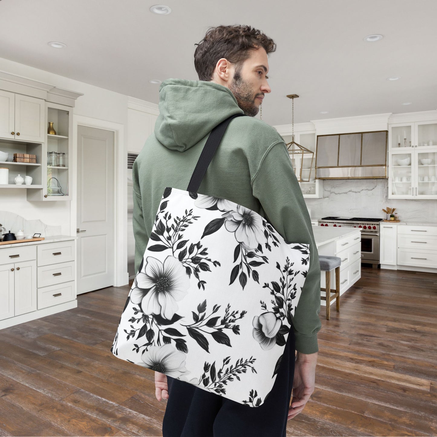 Garden Sketch Canvas Tote Bag
