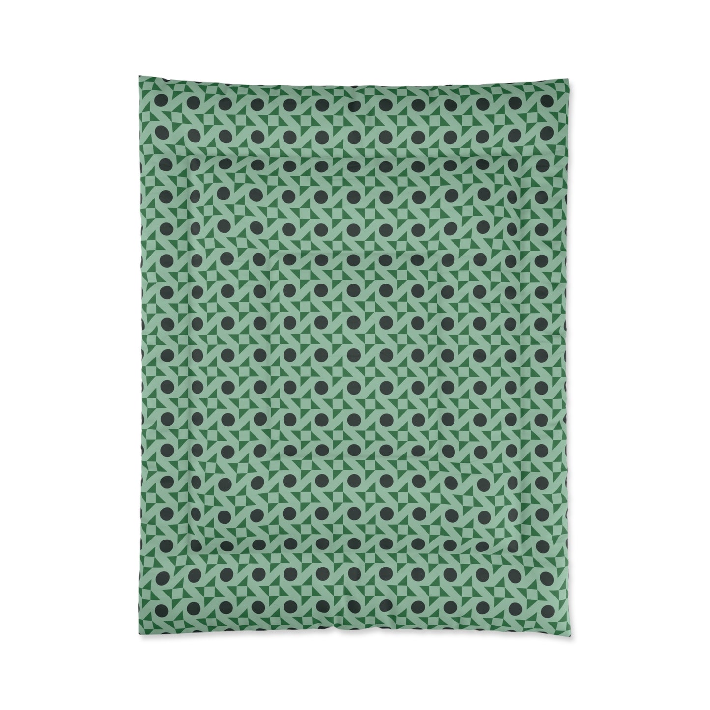 Emerald Pinwheels Basic Bedding Set