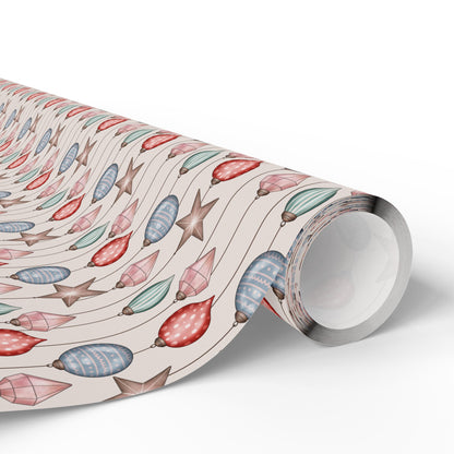 Christmas Baubles Wrapping Paper