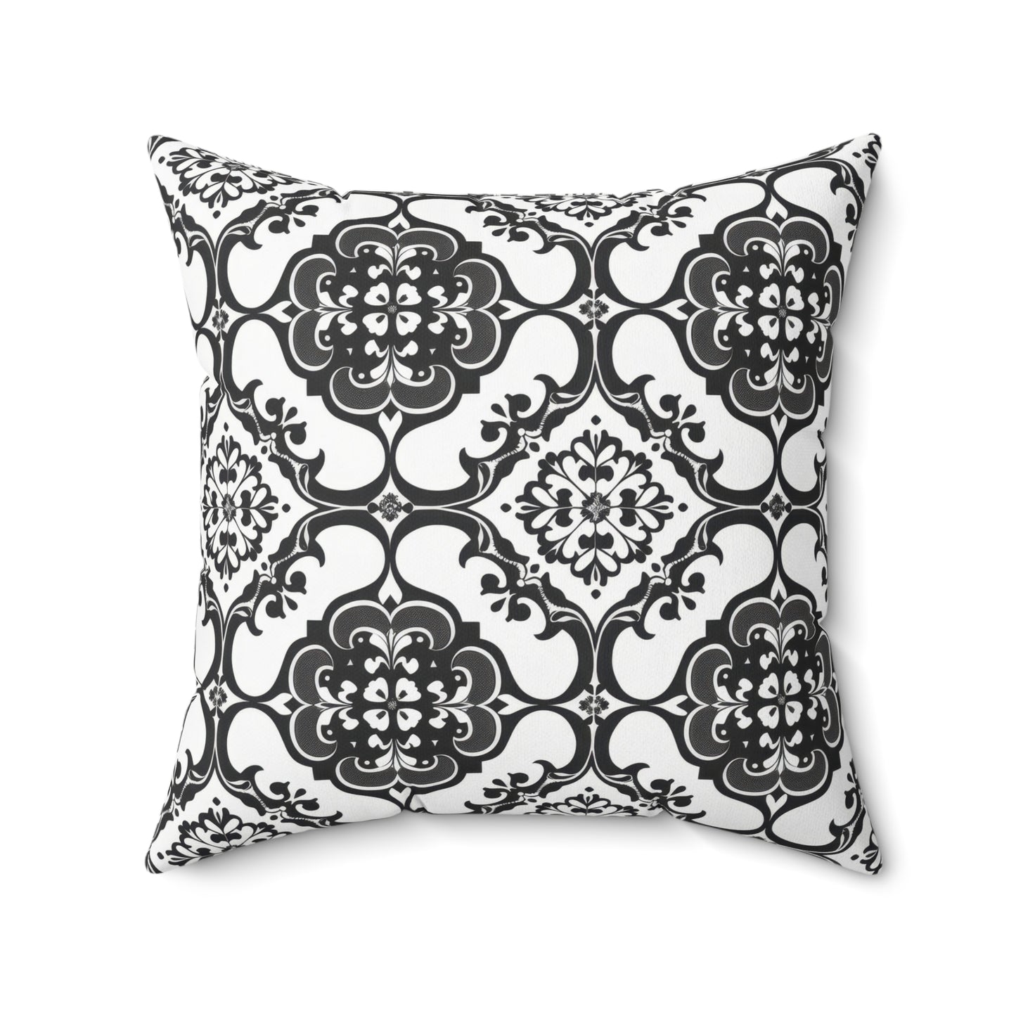 Ornamental Symmetry Throw Pillow