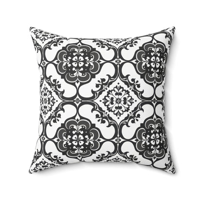 Ornamental Symmetry Throw Pillow