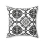 Ornamental Symmetry Throw Pillow