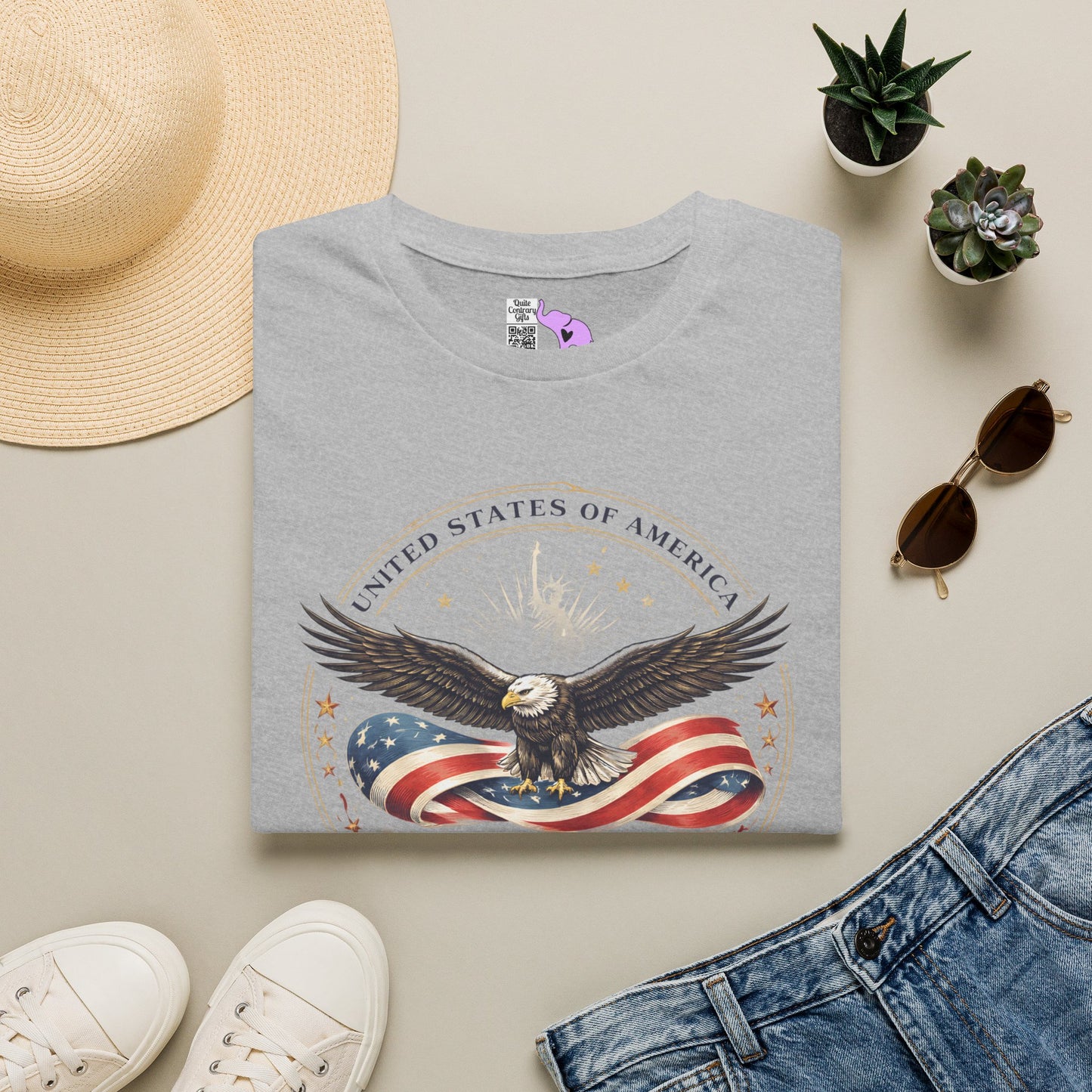 United States of America 250 Years of Freedom 1776-2026 Adult T-shirt