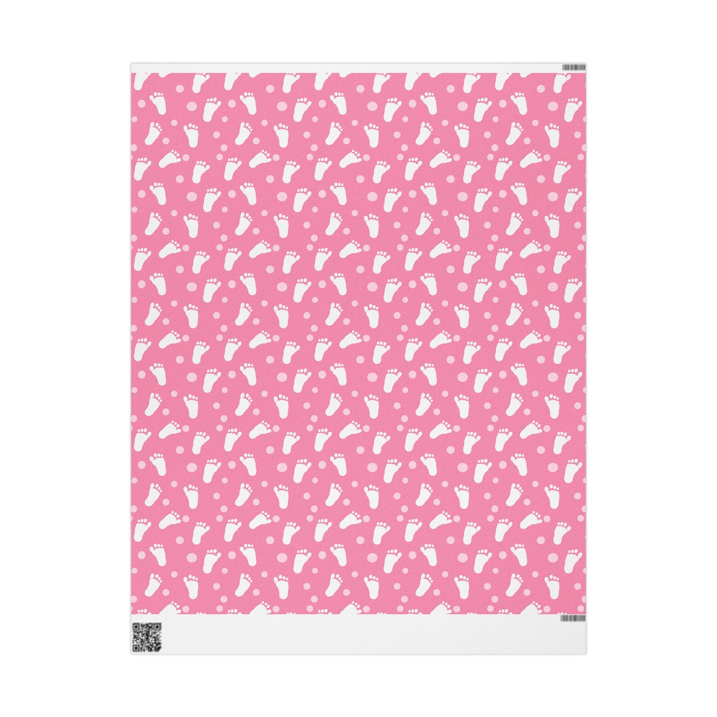 Baby Steps in Pink Wrapping Paper