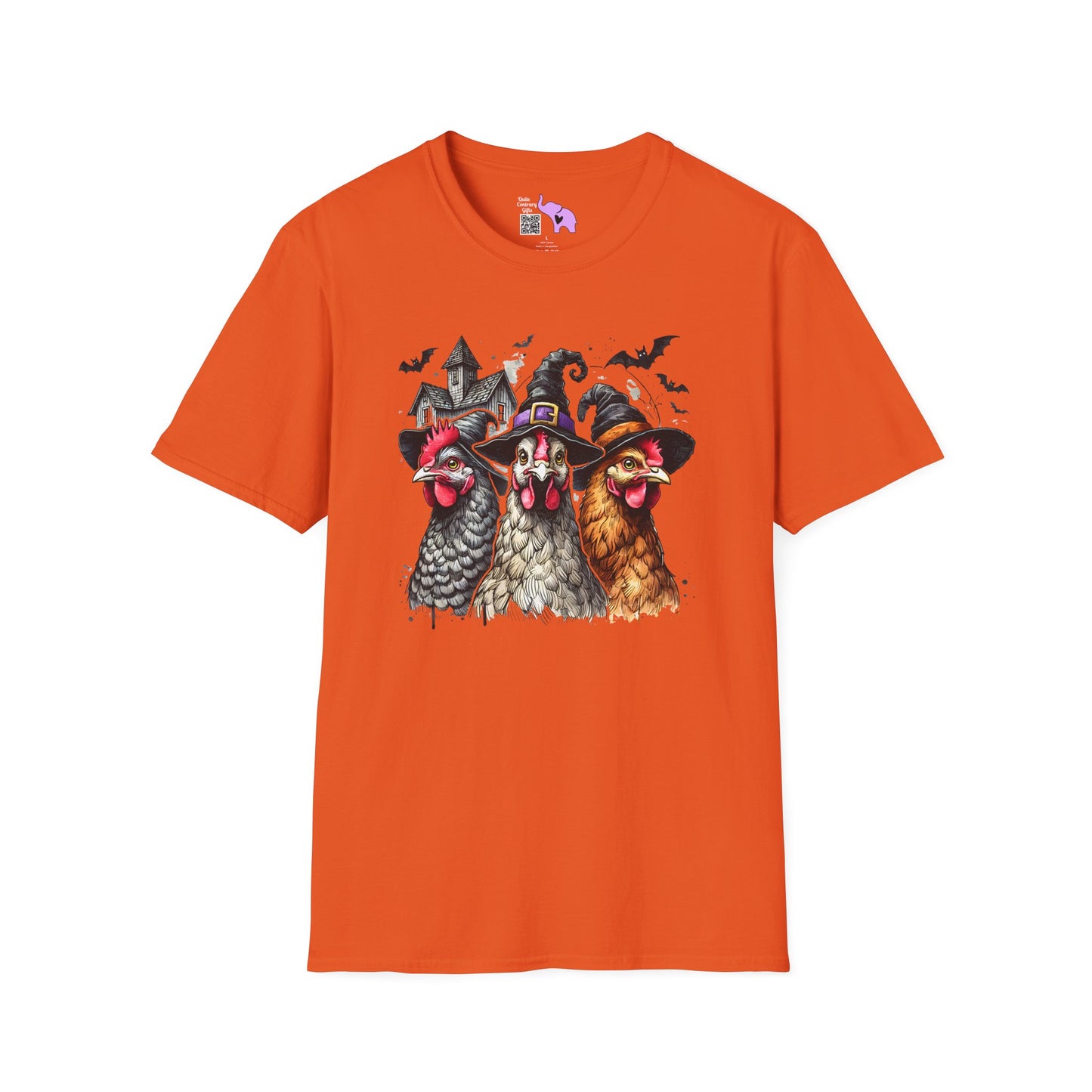 Spooky Chickens (2) Adult T-shirt