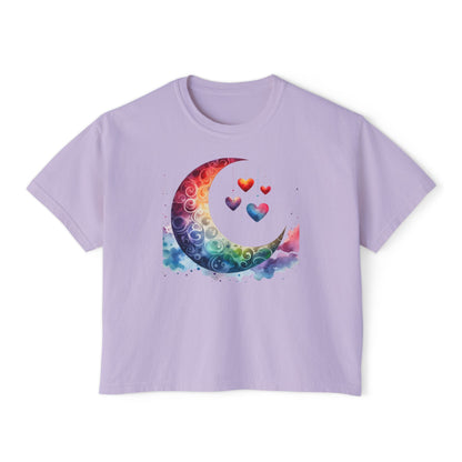 Moon in Love Women's Boxy Tee