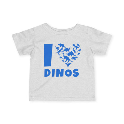""I Love Dinosaurs Infant Soft T-Shirt