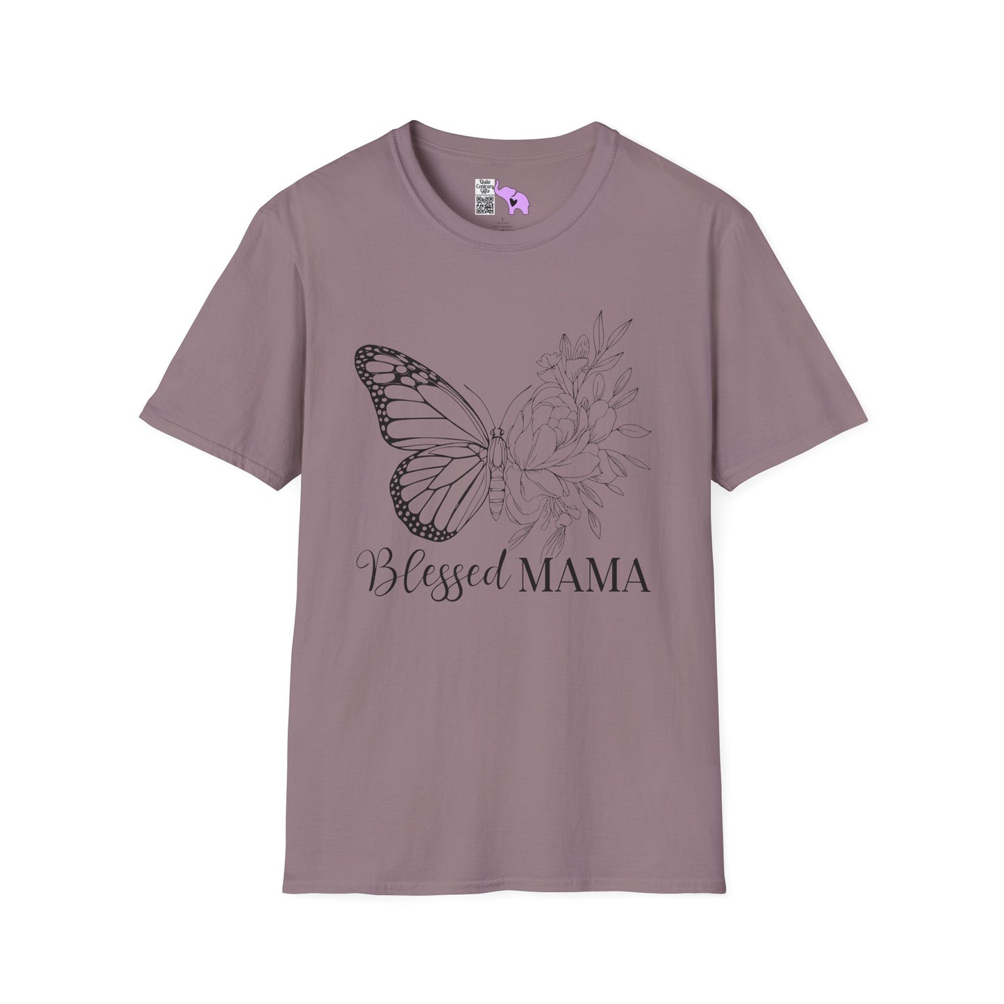 Blessed Mama (Butterfly) Adult T-shirt
