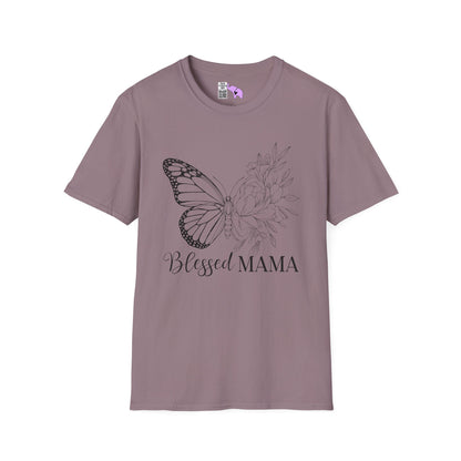 Blessed Mama (Butterfly) Adult T-shirt