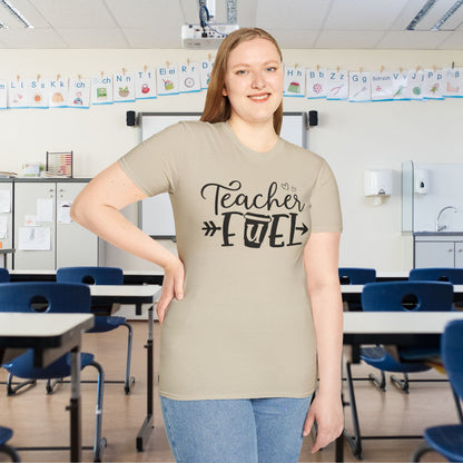 Teacher Fuel Adult T-shirt
