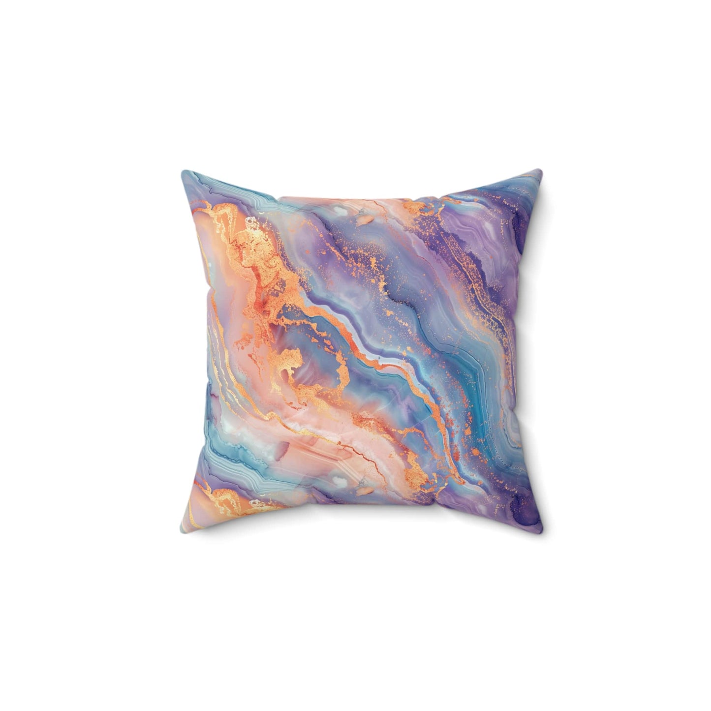 Dreamwave Marble Throw Pillow