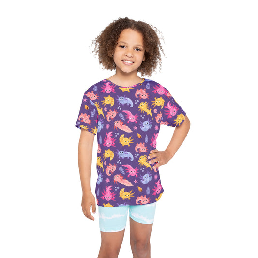 Axolotl Adventures Kids T-Shirt