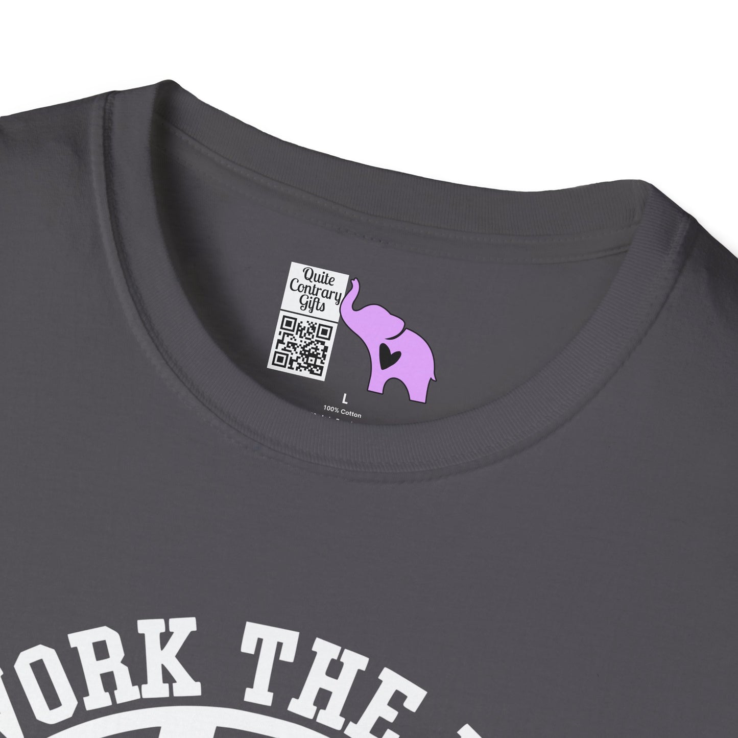 I Work The Pole So She Doesnt Have To Adult T-shirt