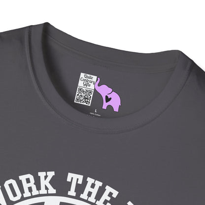 I Work The Pole So She Doesnt Have To Adult T-shirt
