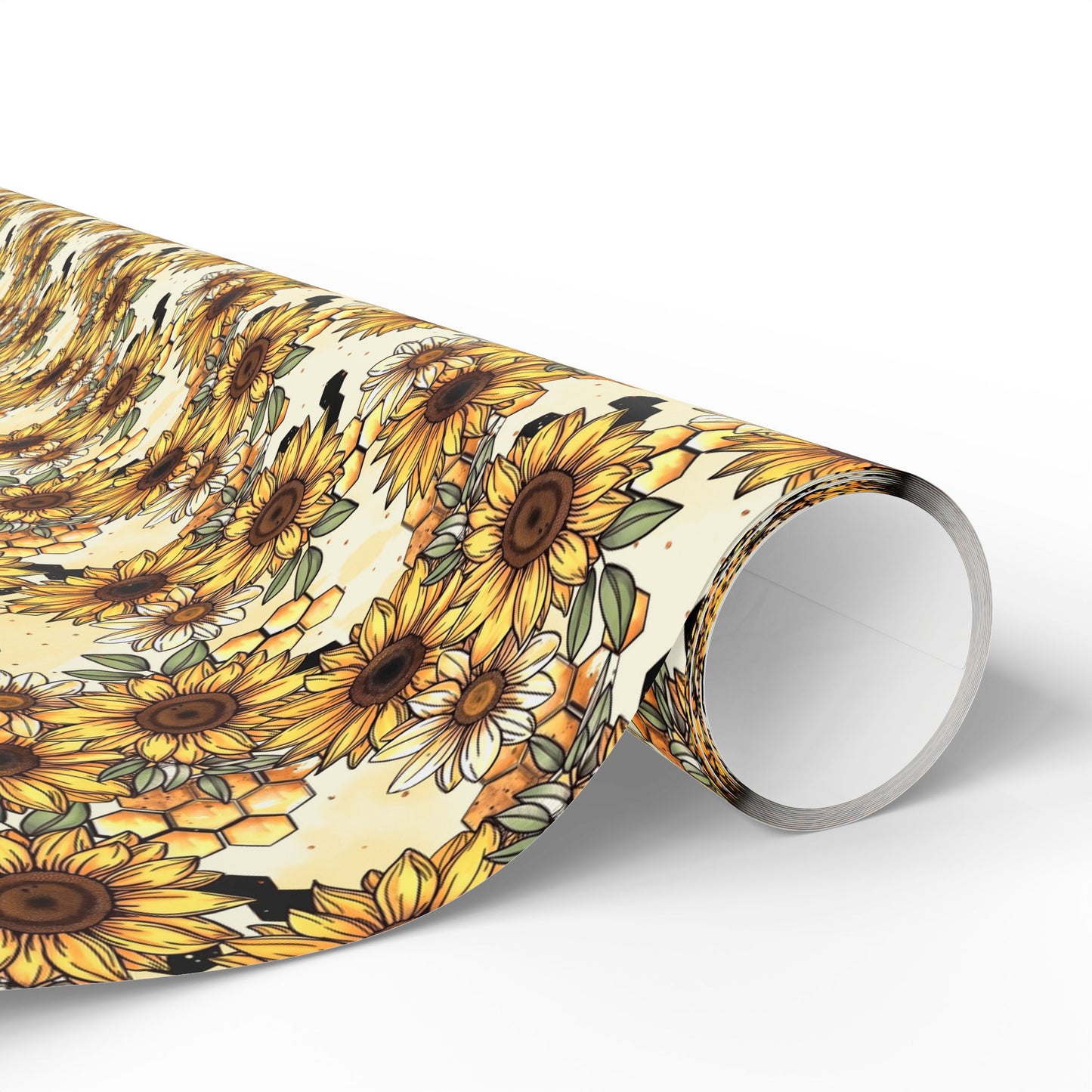 Honecombs & Sunflowers Wrapping Paper