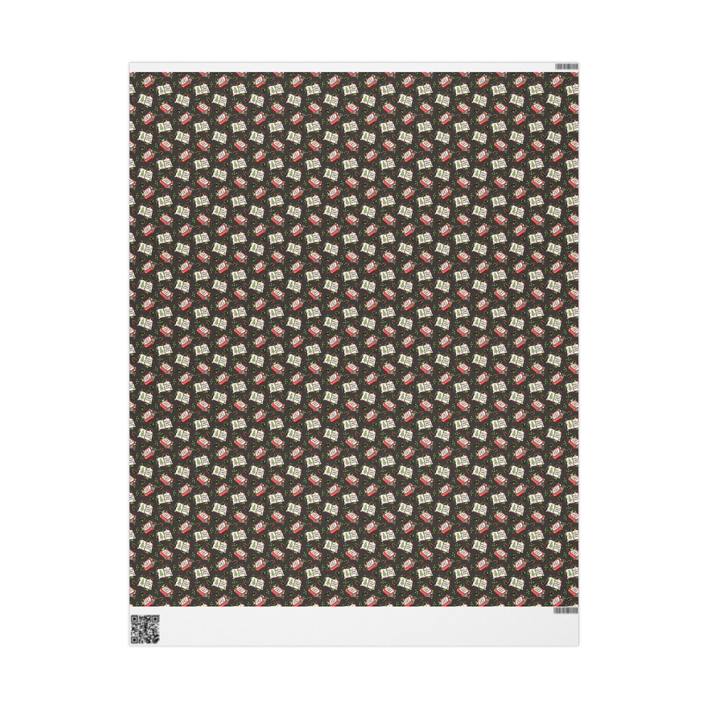 Book Lover's Merry Christmas Wrapping Paper
