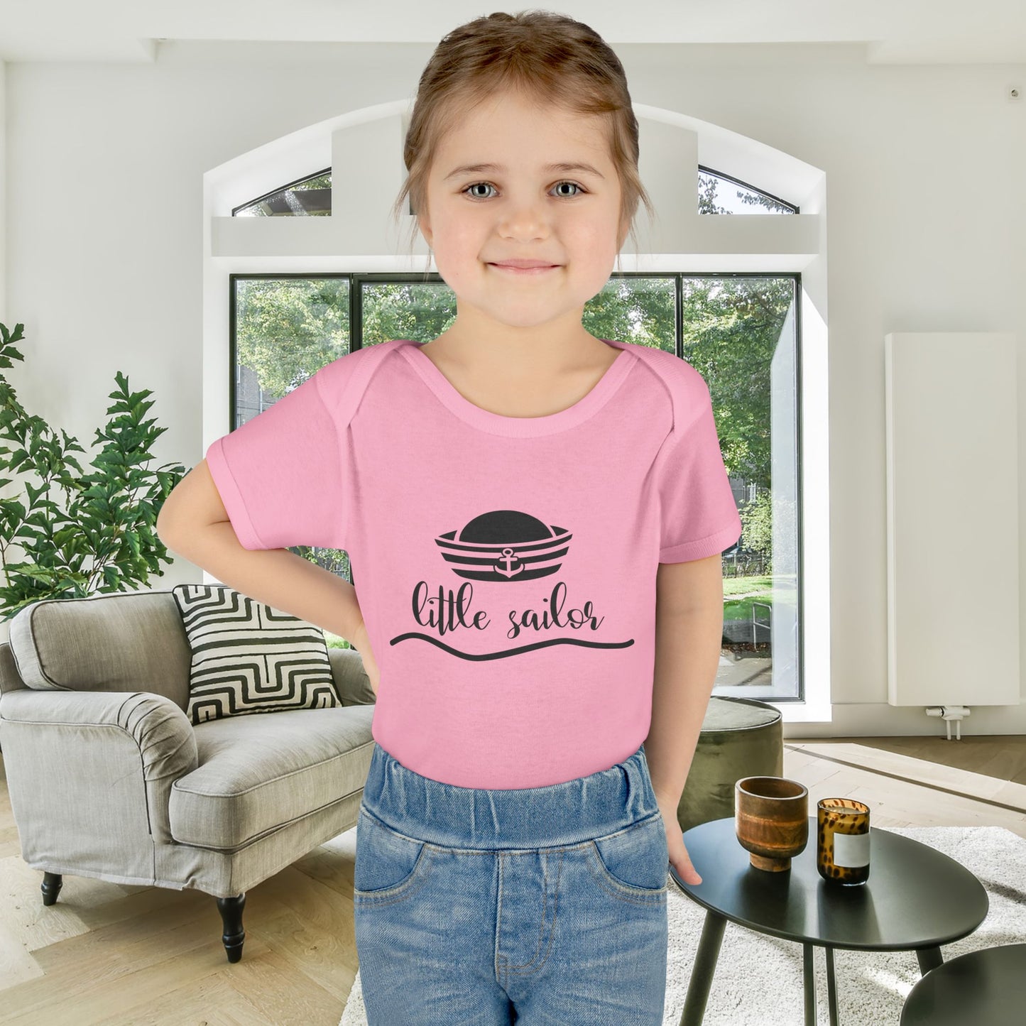 Little Sailor Baby Rib Bodysuit