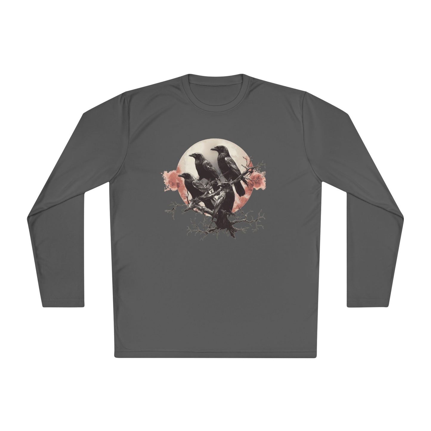 Halloween Crows 2 Adult Long Sleeve Tee