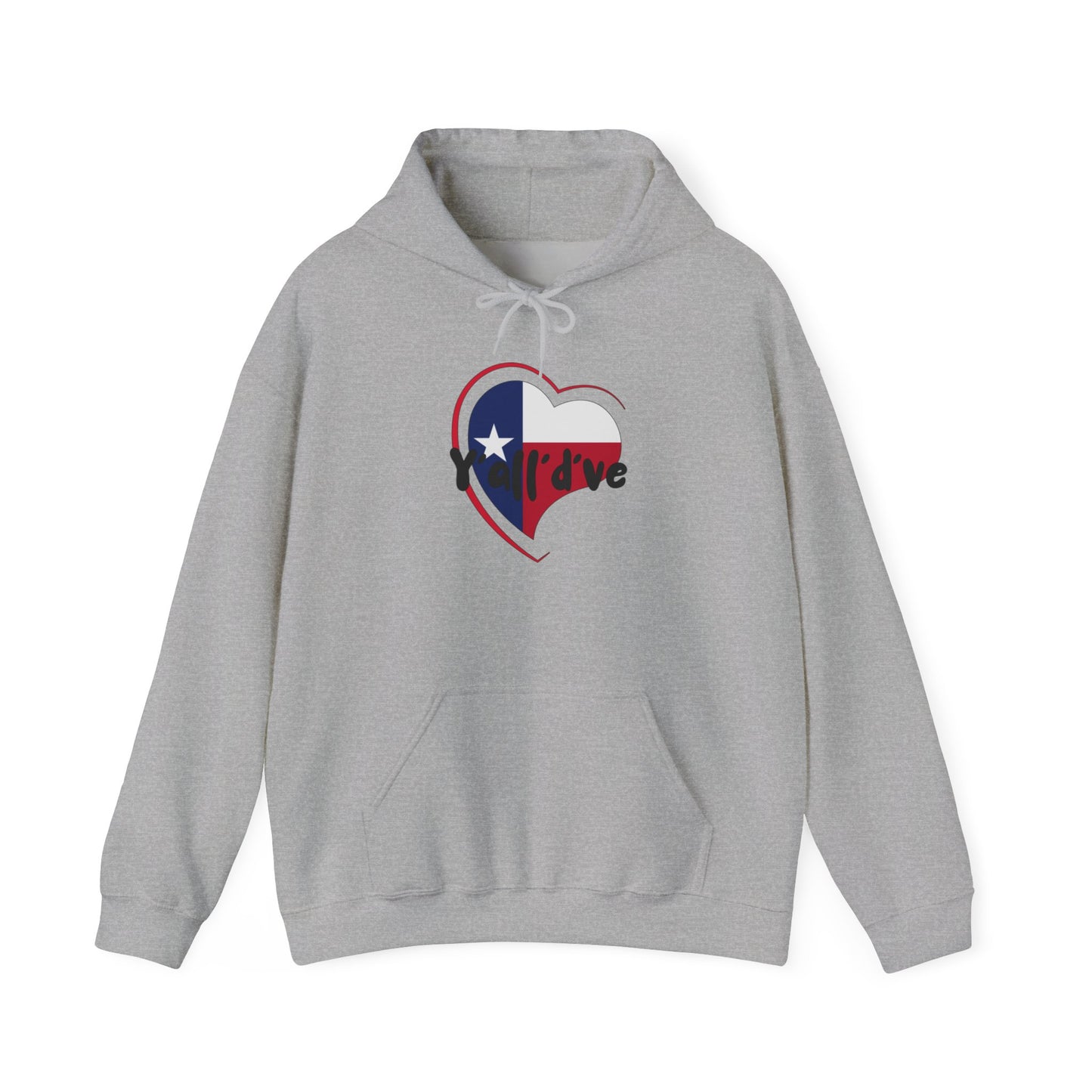 Yall'd've (Texas) Heavy Blend™ Hooded Sweatshirt