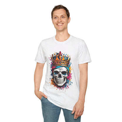 Colorful Crowned Skull T-shirt