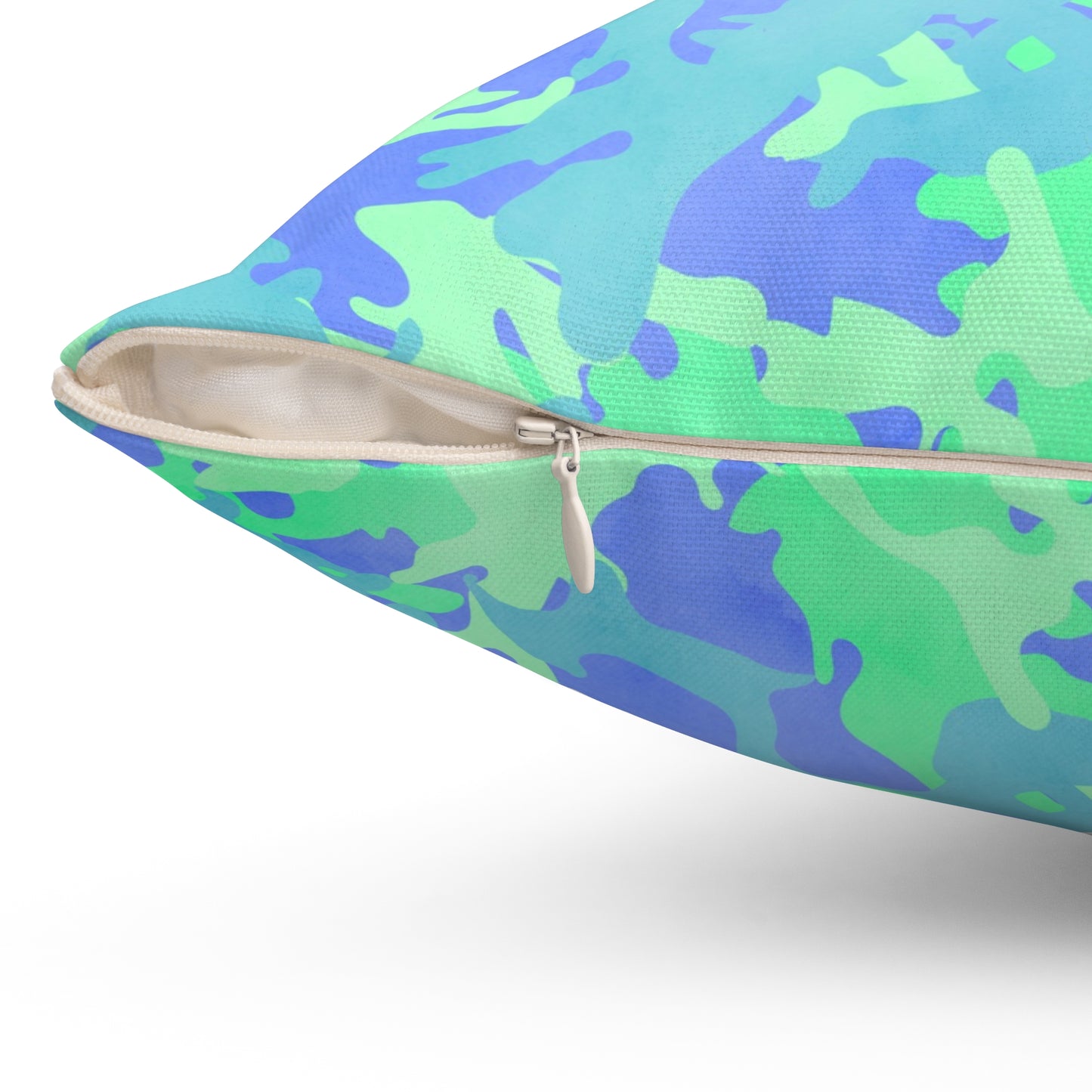Glacier Grove Camo Throw Pillow