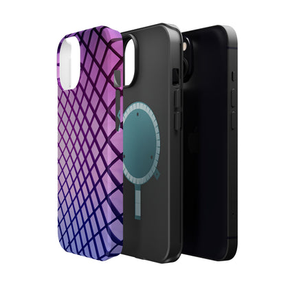 Midnight Mist Mosaic MagSafe® Compatible Tough Case for iPhone