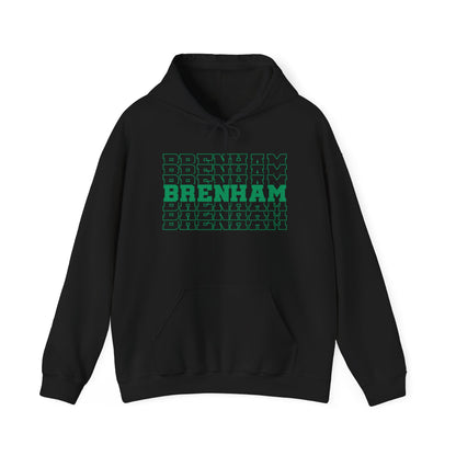 Brenham (Stacked) Adult Heavy Blend™ Hooded Sweatshirt