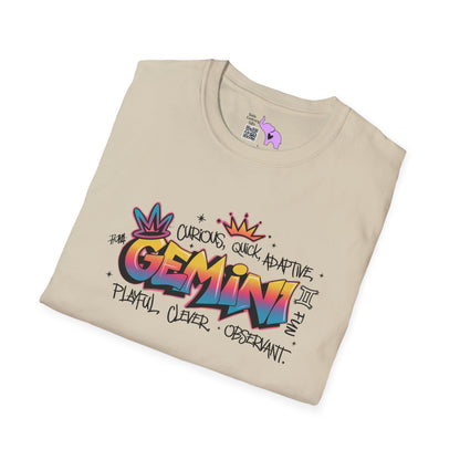 Gemini Street Art Adult T-shirt