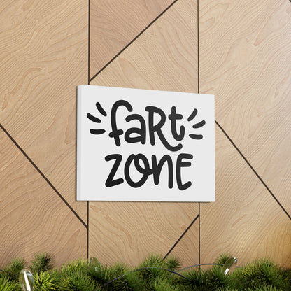 Fart Zone Canvas Horizontal Wraps w/o Frame