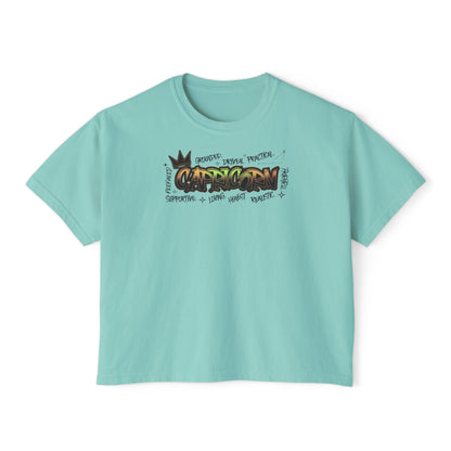 Capricorn Street Art Women's Boxy Tee