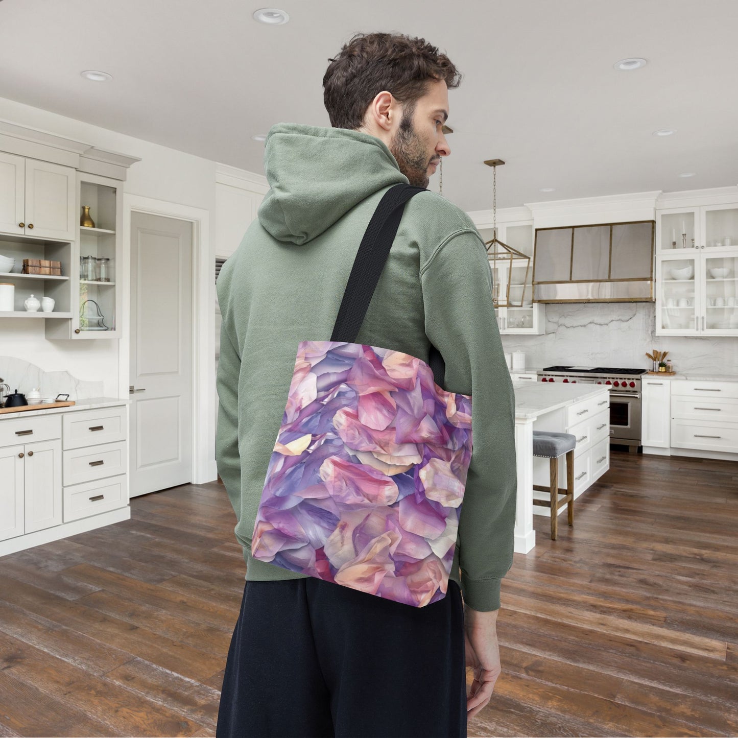 Ethereal Bloomscape Canvas Tote Bag