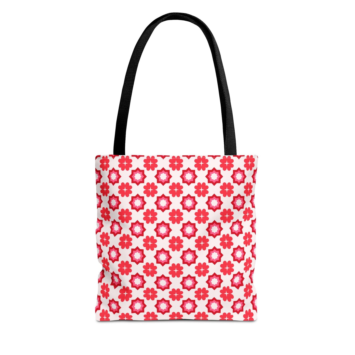 Scarlet Star Garden Canvas Tote Bag