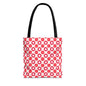 Scarlet Star Garden Canvas Tote Bag