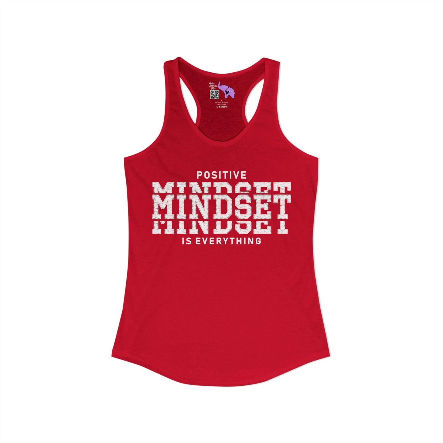 Positive Mindset Is Everything Women's Ideal Racerback Tank