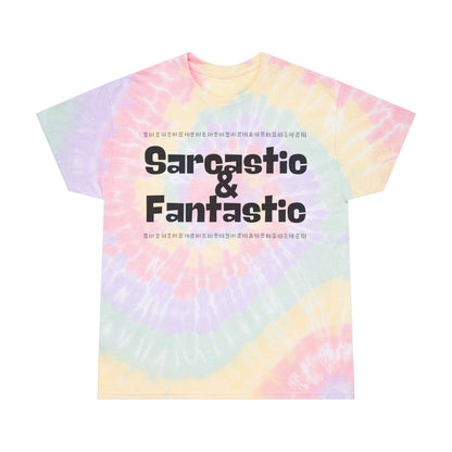 Sarcastic & Fantastic Spiral Tie-Dye Adult Tee