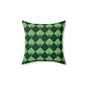 Diamond Bloom- Spruce & Sage Throw Pillow