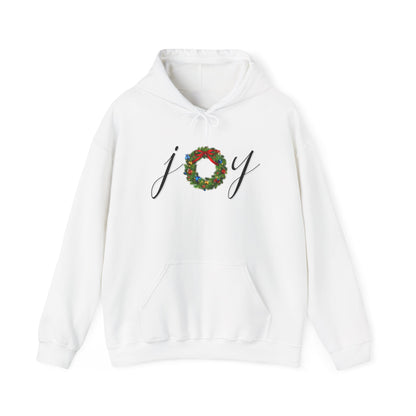 Joy w/Wreath Adult Heavy Blend™ Hooded Sweatshirt