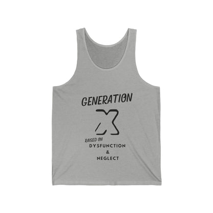 GenX Dysfunction and Neglect Adult Unisex Tank