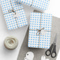 Powder Blue Sweethearts Wrapping Paper