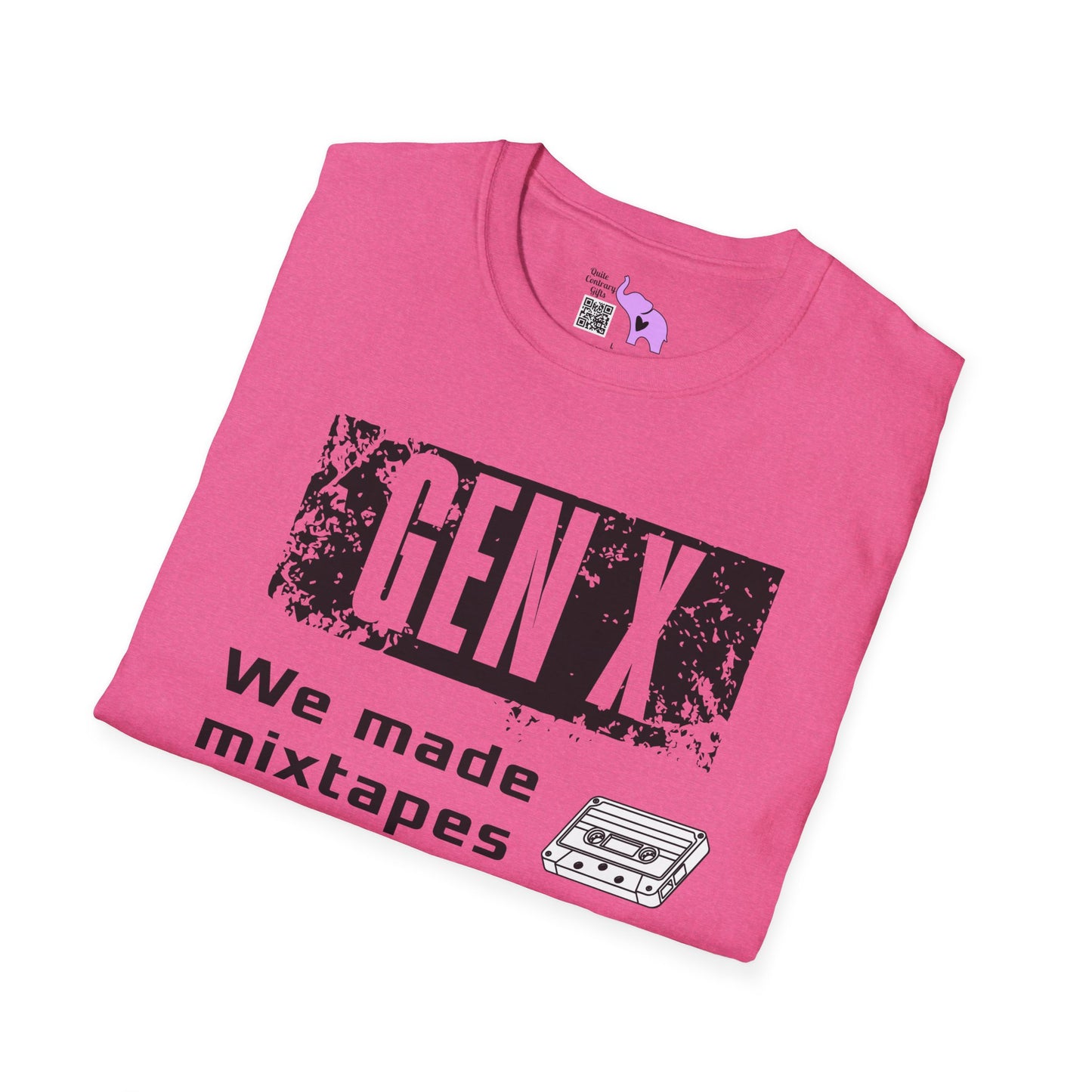 Gen X We Made Mixtapes Not Tiktoks Adult T-shirt