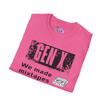 Gen X We Made Mixtapes Not Tiktoks Adult T-shirt