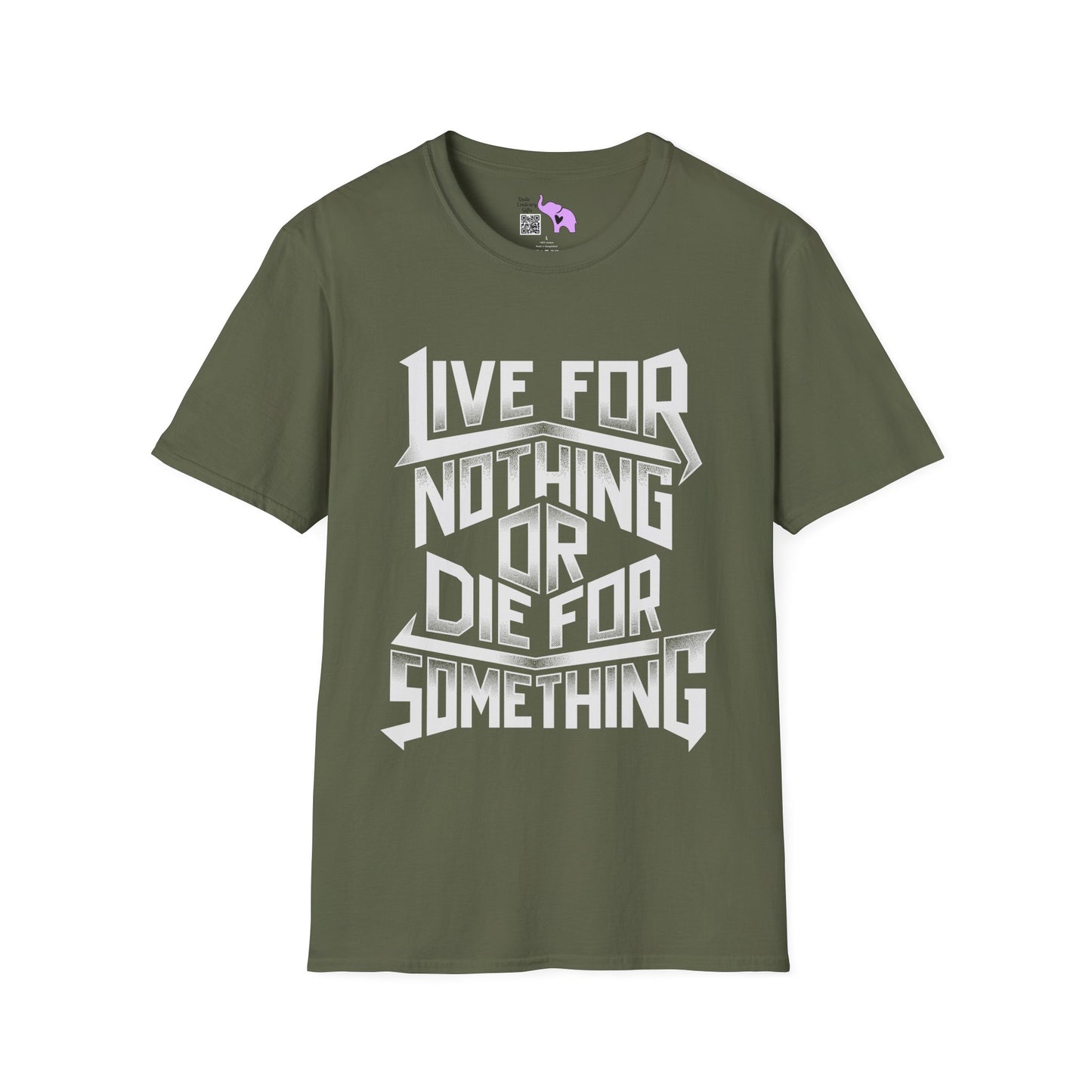 Live For Nothing Or Die For Something Adult T-shirt