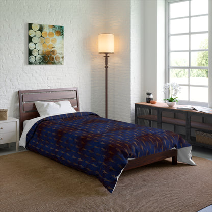 Midnight Sage Bloom Comforter