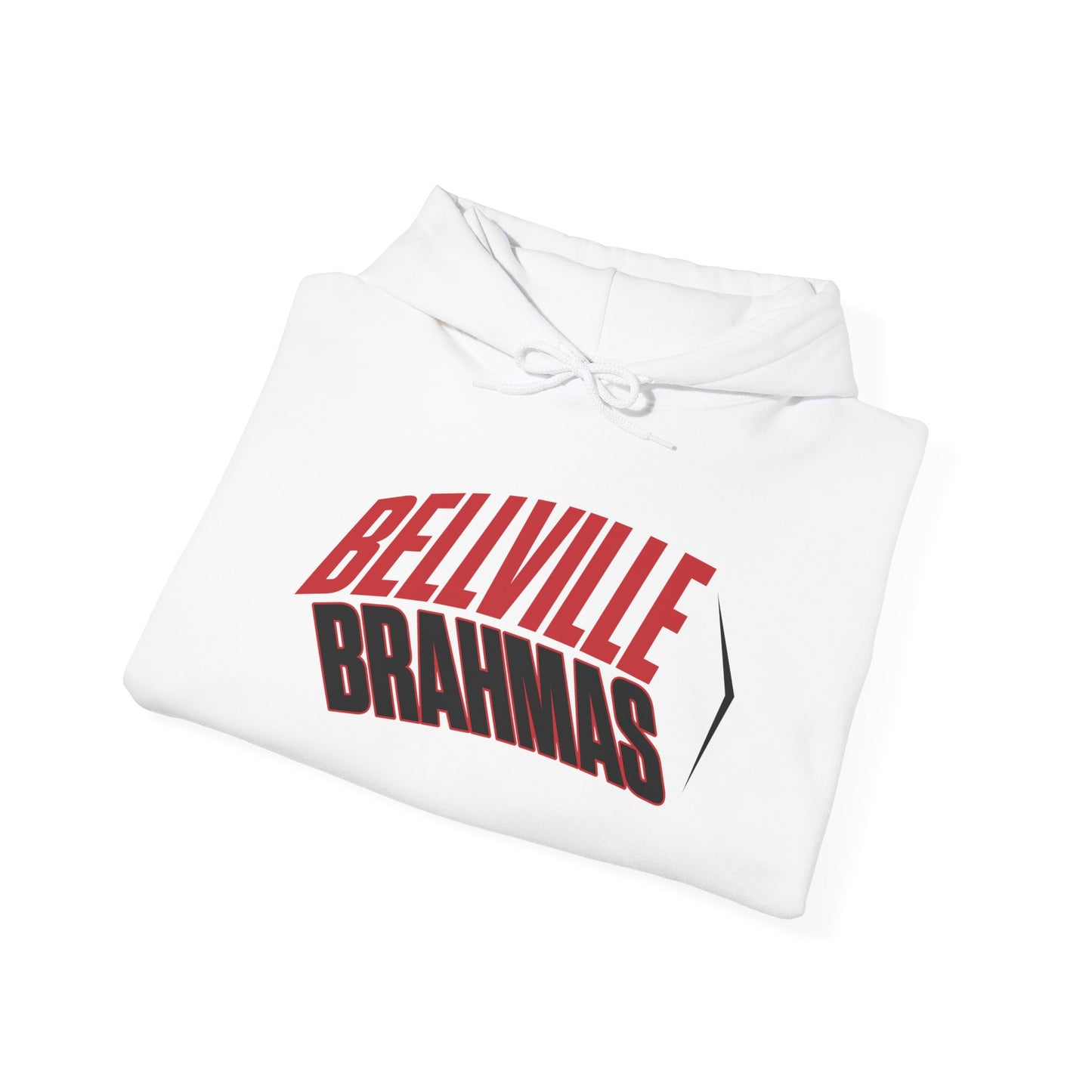 Bellville Brahmas (Angled) Adult Heavy Blend™ Hooded Sweatshirt