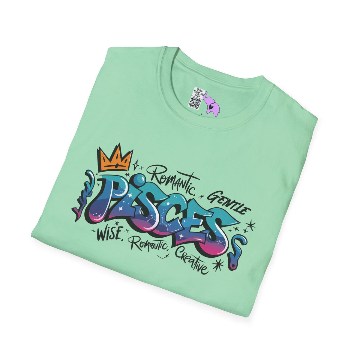 Pisces Street Art Adult T-shirt
