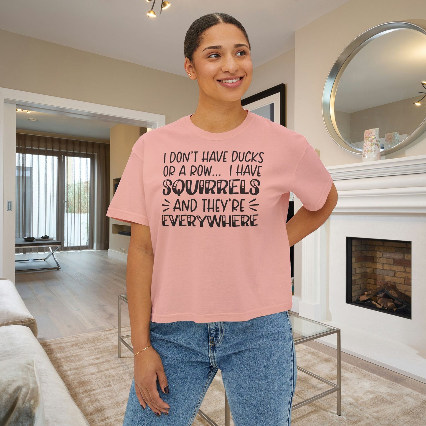 I Don't Have Ducks or A Row... Women's Boxy Tee