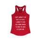 I Don't Workout To... Women's Ideal Racerback Tank