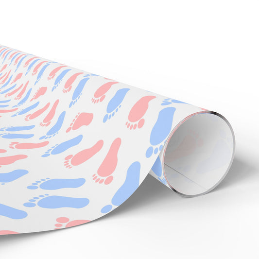 Tiny Steps of Love Wrapping Paper
