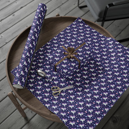 Starlight Unicorn Parade Wrapping Paper